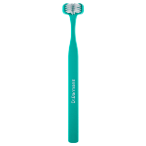 Тристороння зубна щітка Dr. Barman`s Superbrush, компактна, бірюзова