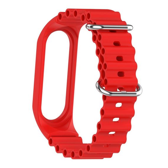 Ремешок Ocean Band для Xiaomi Mi Band 9/8 Красный / Red | Зображення 1