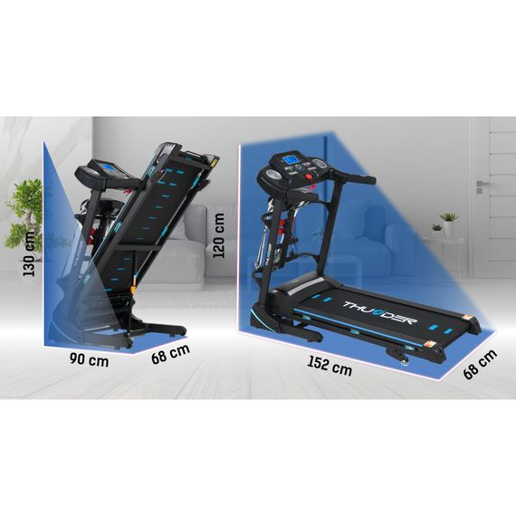 Бігова доріжка THUNDER Icon-D Black | Зображення 1