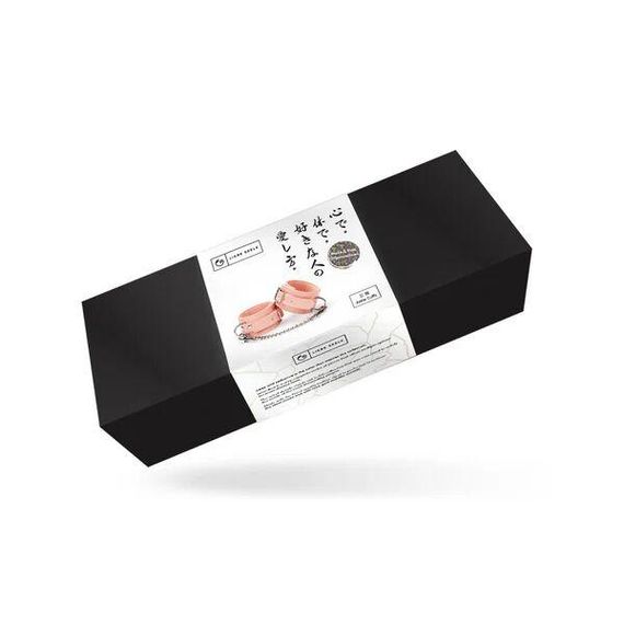 Поножі Liebe Seele Dark Candy Pink Ankle Cuffs, знімний ланцюжок Sex Aura | Зображення 1