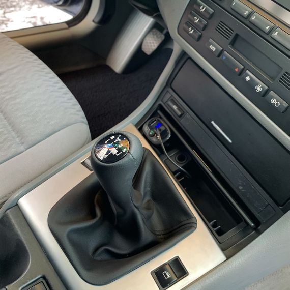 Чохол КПП -2024 ручка OEM (кожзам) для BMW 3 серія E-46 1998-2006 рр | Зображення 1