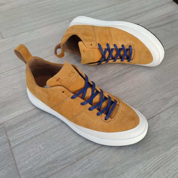 Стильные желтые кеды из замши 43 размер – на стопу 28,4 см | Зображення 1