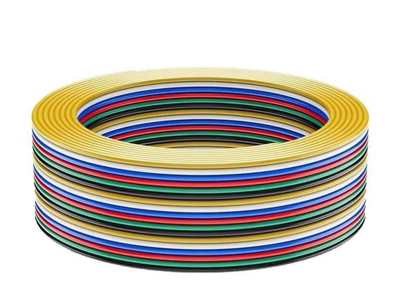 Дріт PROLUM 6Р для RGB CCT стрічки 6x0.2 мм AWG24 UL1007