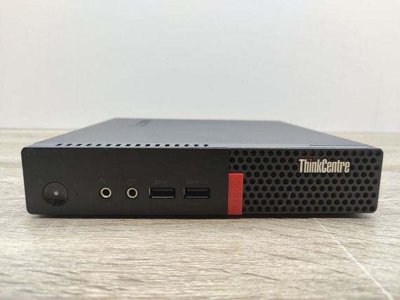 Неттоп Lenovo ThinkCentre M710q Tiny USFF / Intel Core i5-7500T (4 ядра по 2.7 - 3.3 GHz) / 8 GB DDR4 / 240 GB SSD / Intel HD Graphics 630 / Блок питания б/у | Зображення 1