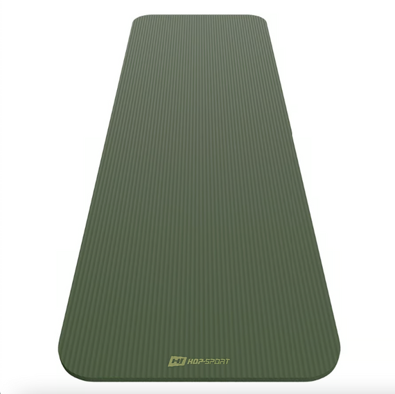 Коврик для йоги Hop-Sport HS-NB015GM NBR 1,5см темно-зелений | Зображення 8