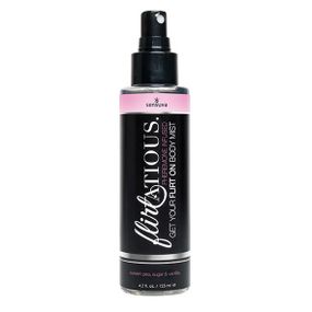 Спрей-мист для тіла з феромонами Sensuva Flirtatious Vanilla, Sugar, & Sweet Pea (125 мл)