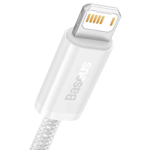 Дата кабель Baseus Dynamic Series USB to Lightning 2.4A (2m) (CALD00050) White | Зображення 1