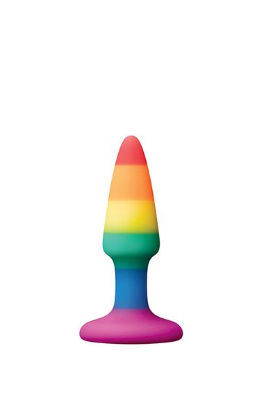 Анальна пробка DREAM TOYS COLOURFUL LOVE RAINBOW ANAL PLUG MINI