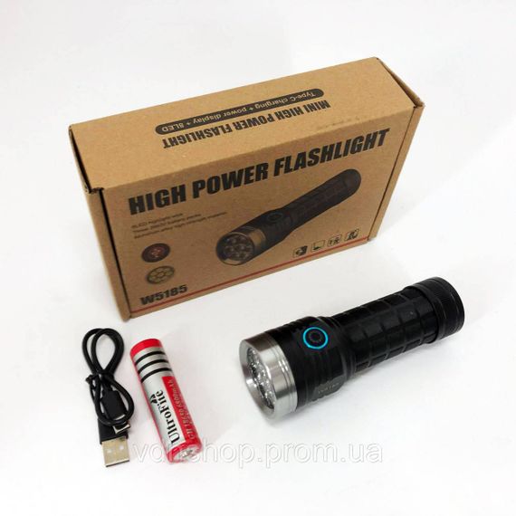 Фонарь военный зсу, Армейские тактические фонари, Фонарь переносной с лед лампой Удобный ручной HS-55 | Зображення 2