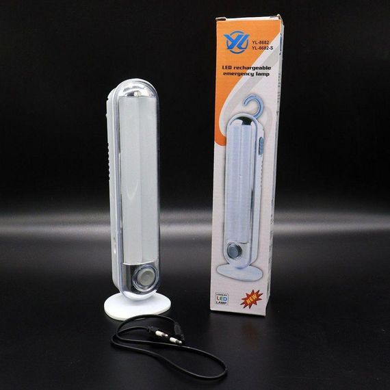 Акумуляторна переносна лампа з підставкою та гачком, YL-8682T-S / Світлодіодний ліхтар для кемпінгу | Зображення 7