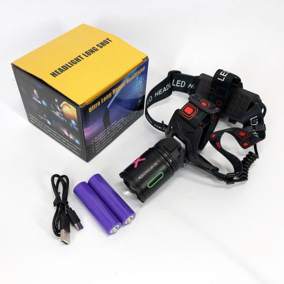 Ліхтар налобний NIGHT VISION FLUORESCENCE CT012-P-TG, Ліхтар акумуляторний для риболовлі, Головний ліхтарик | Зображення 8