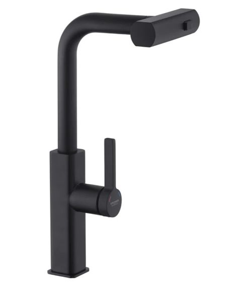 Змішувач для кухні з висувним виливом Kroner KRP Edelstahl Klassisch - SCH03918 (CV032500)