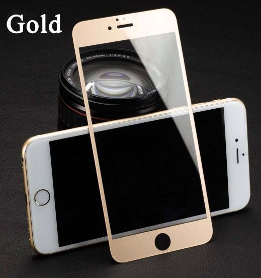 Full Glue захисне скло для iPhone 6/6S - Gold | Зображення 1