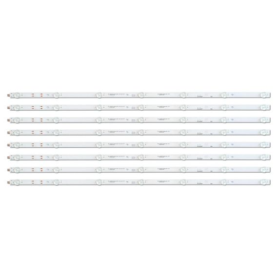 LED підсвітка TV 65" Sharp: 65FN2EA, 65R3, LS65Z51Z, LU65D31(PRO), L65M7-EA LED65D07-ZC62AG-08DF 30365007 8шт.