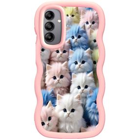 Чехол TPU Cloudy Pictures для Samsung Galaxy A16 4G/5G Kittens