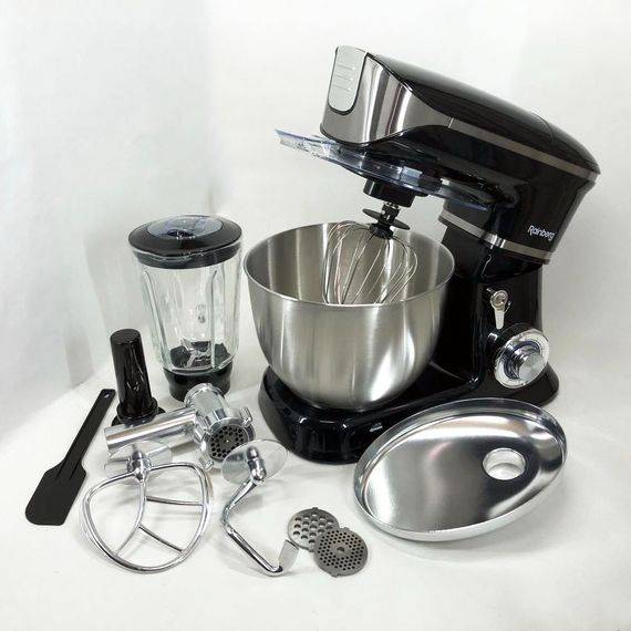 Багатофункціональний кухонний комбайн Rainberg RB-8080 Тістоміс, М'ясорубка, Блендер, HF-994 Потужний блендер | Зображення 9