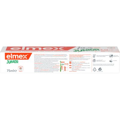 Детская зубная паста Elmex Junior від 6 до 12 років 75 мл (4007965560606) | Зображення 4