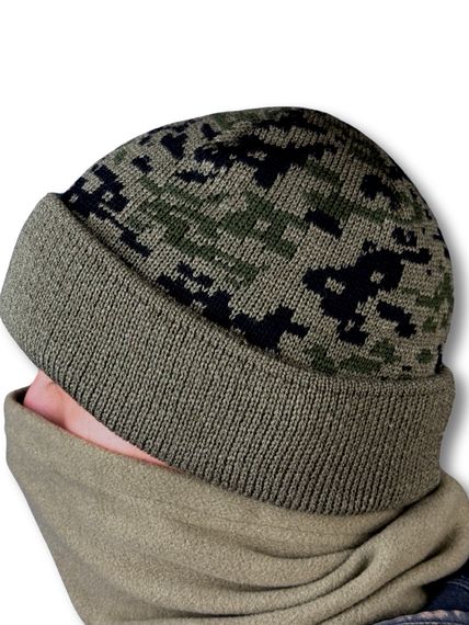 Шапка ЗСУ піксель з флісом | Зображення 2