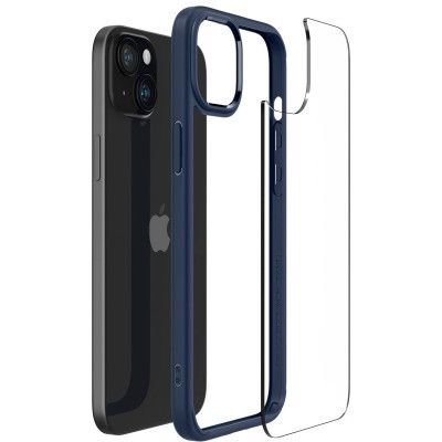 Чехол для мобильного телефона Spigen Apple iPhone 15 Ultra Hybrid Navy Blue (ACS06801) | Зображення 1