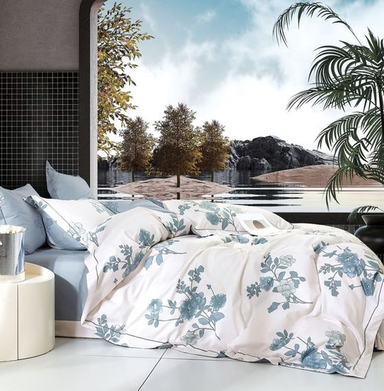 Комплект постільної білизни Soho Євро Studio 200х230 см Flowers