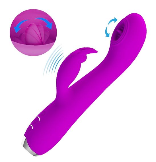 Премиальный вибратор с язычком Pretty Love - RACHEL, BI-014783 sexstyle | Зображення 1