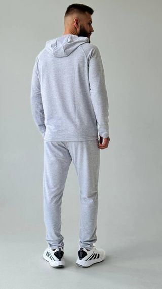 Костюм з худі Puma світло-сірий | Зображення 1