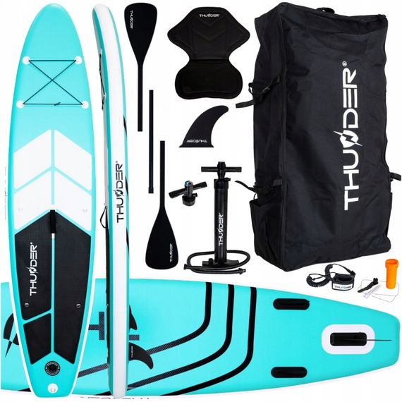 Надувна дошка SUP THUNDER Coast 320 см з веслом Mint | Зображення 9
