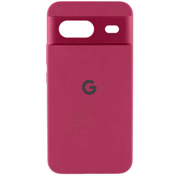 Чехол Silicone Cover Lakshmi Full Camera (AAA) with Logo для Google Pixel 8a Бордовый / Plum