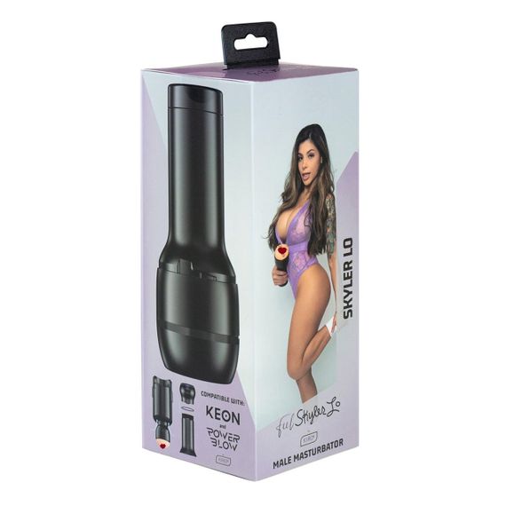 Мастурбатор Kiiroo Feel Skyler Lo PBC, совместимый с PowerBlow и Keon sexstyle