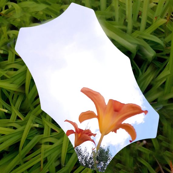 Дзеркальна наліпка (акрил) 3D 40*60cm*2mm Silver (S) SW-00001521