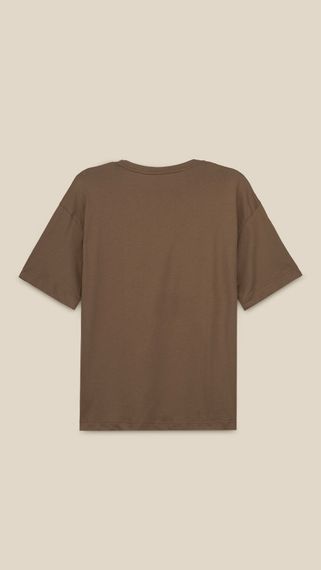 Футболка однотонна жіноча LAWA WBC02301 M Шоколад shop (2000999207211) | Зображення 2