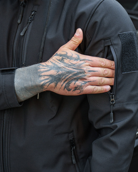 Куртка софтшелл спринг чёрный S | Зображення 2