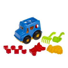 Сортер-автобус "Бусик" №2 Colorplast 0251 Синий