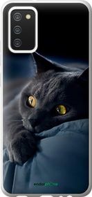 Чохол на Samsung Galaxy A02s A025F Димчастий кіт "825u-2203-2448"