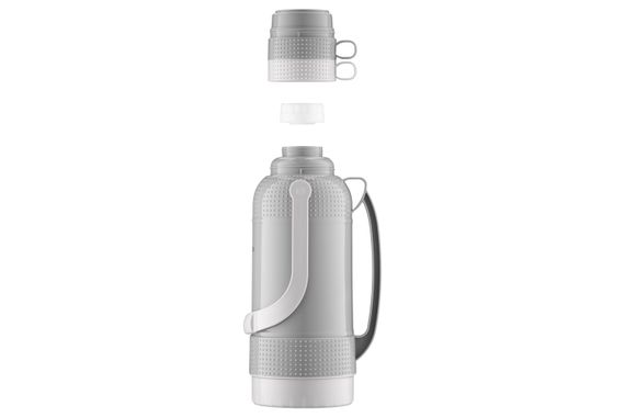 Термос ARDESTO  Gemini Gourmet 3200 мл, пластик, скляна колба, сірий (AR2632GRE) | Зображення 5