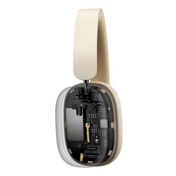 Бездротові навушники Baseus Bowie H1 Noise-Cancellation Wireless Headphones Creamy-White | Зображення 3
