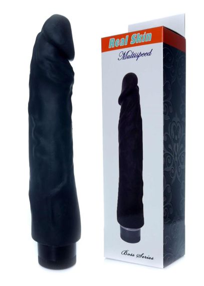 Вібратор Wibrator-Real Skin - Black Sex Aura | Зображення 1