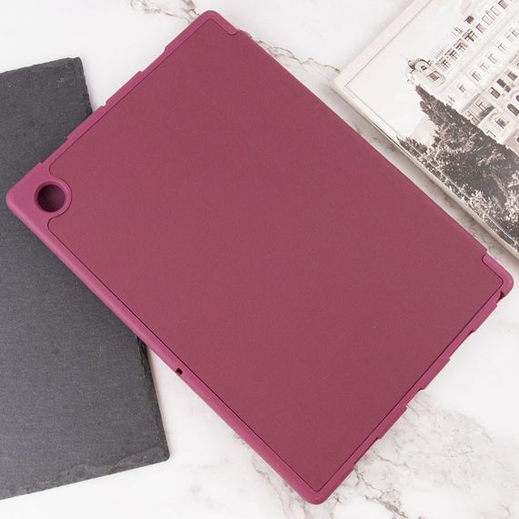 Чехол-книжка Book Cover (stylus slot) для Samsung Galaxy Tab A8 10.5" (2021) (X200/X205) Бордовый / Maroon | Зображення 6