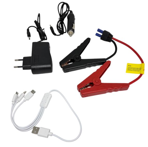 Пусковий пристрій для авто Jump Starter 12V 600A з USB і Type-C, бустер для запуску автомобіля, портативний power bank | Зображення 2