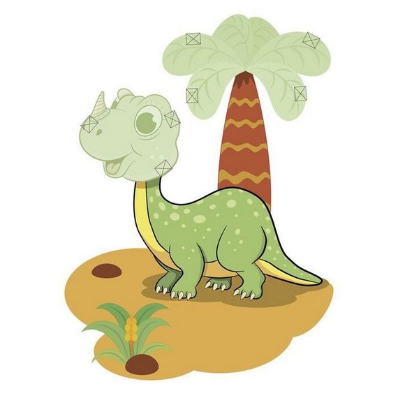 Дитячий набір творчості Об'ємні аплікації "Диносвіт" 1505001 | Зображення 1