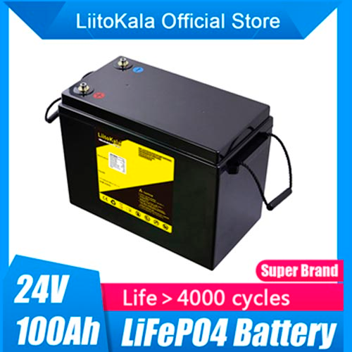 Аккумулятор LiFePO4, LiitoKala, 24 В, 100 Ач, BMS smart плата | Зображення 2