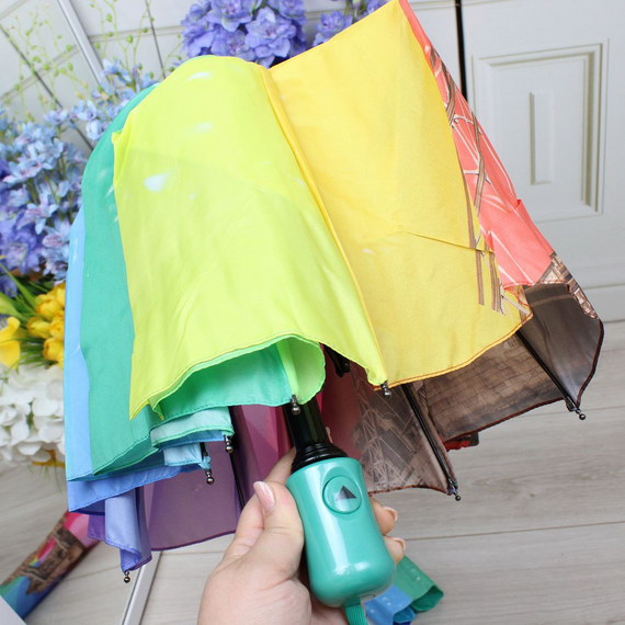 Парасолька жіноча напівавтомат Тауерський міст Парасолька антивітер | Зображення 1