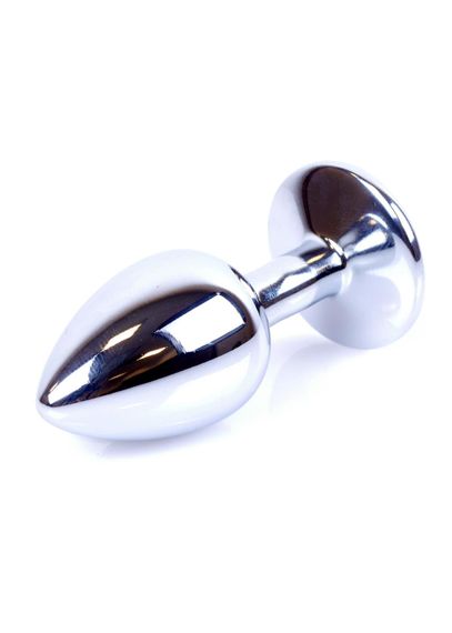 Анальная пробка Exclusivity Jewellery Silver Plug Голубой 2,7 см | Зображення 2