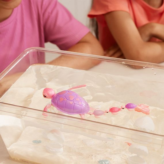 Інтерактивний ігровий набір Мама черепаха із сюрпризом Pets & Robo Alive 9560 "Mama & Baby Surprise" | Зображення 4