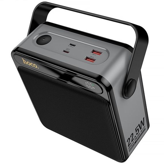 Портативний ЗП Power Bank Hoco J161 Power 22.5W+PD20W with lighting 80000 mAh Black / Gray | Зображення 2
