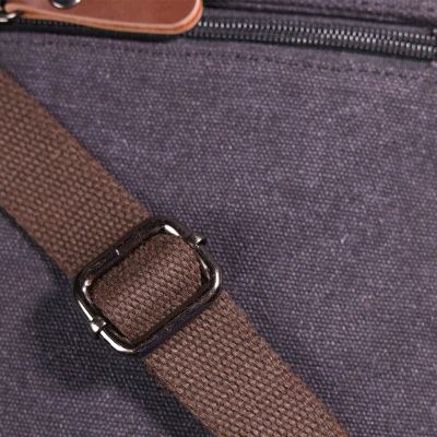 Сумка Vintage Вертикальная мужская текстильная Черная (21265) | Зображення 4