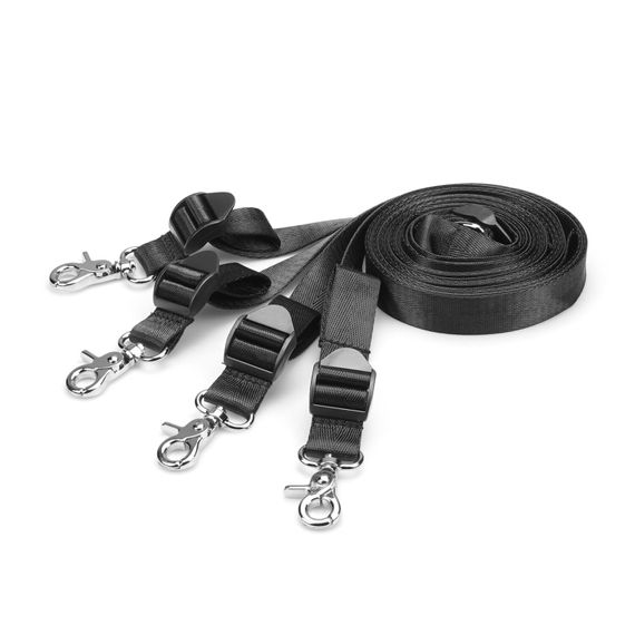 Набір для фіксації на ліжку Liebe Seele Temptation Underbed Mattress Restraint Kit + маска | Зображення 3