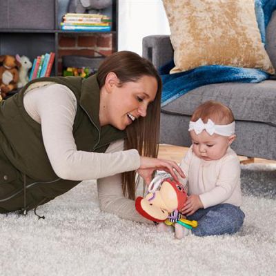 Игрушка на коляску Lamaze Яблочко с прорезывателем (L27383) | Зображення 5