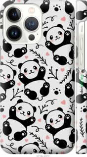 Чохол на iPhone 13 Pro Панди "4318m-2372-2448"