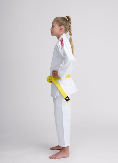 Кiмоно для дзюдо IPPON GEAR, серія NXT, біле, для дівчат, розмір 130 | Зображення 2